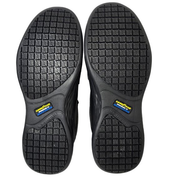 Skechers Womens Slip Resistant Casual Comfort Shoes Oula Black Lightweight - Picture 11 of 16